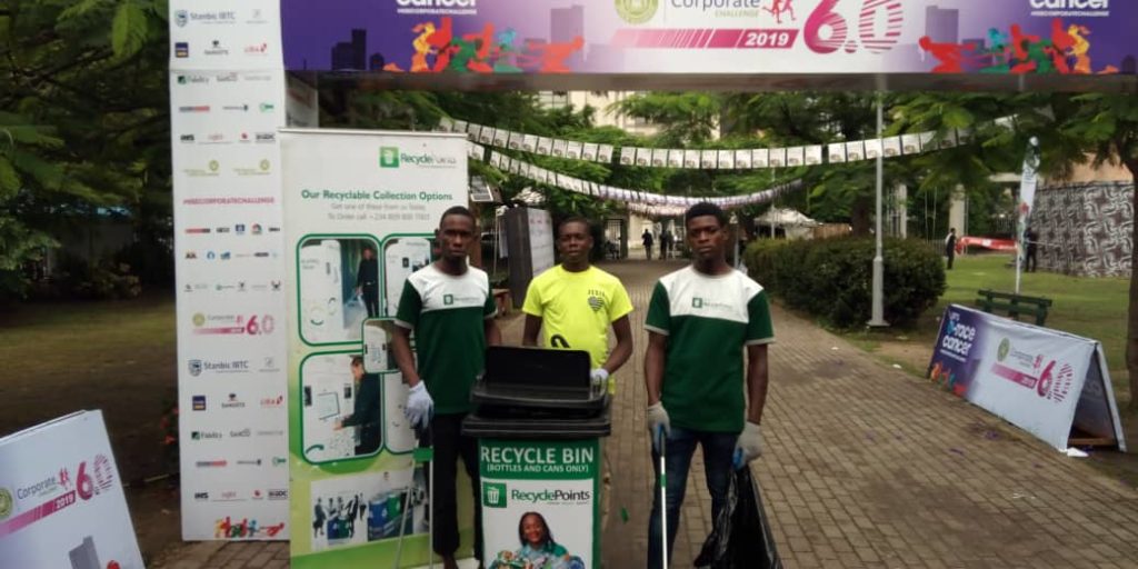 RecyclePoints joins Nigerian Stock Exchange Race Against Cancer 2019